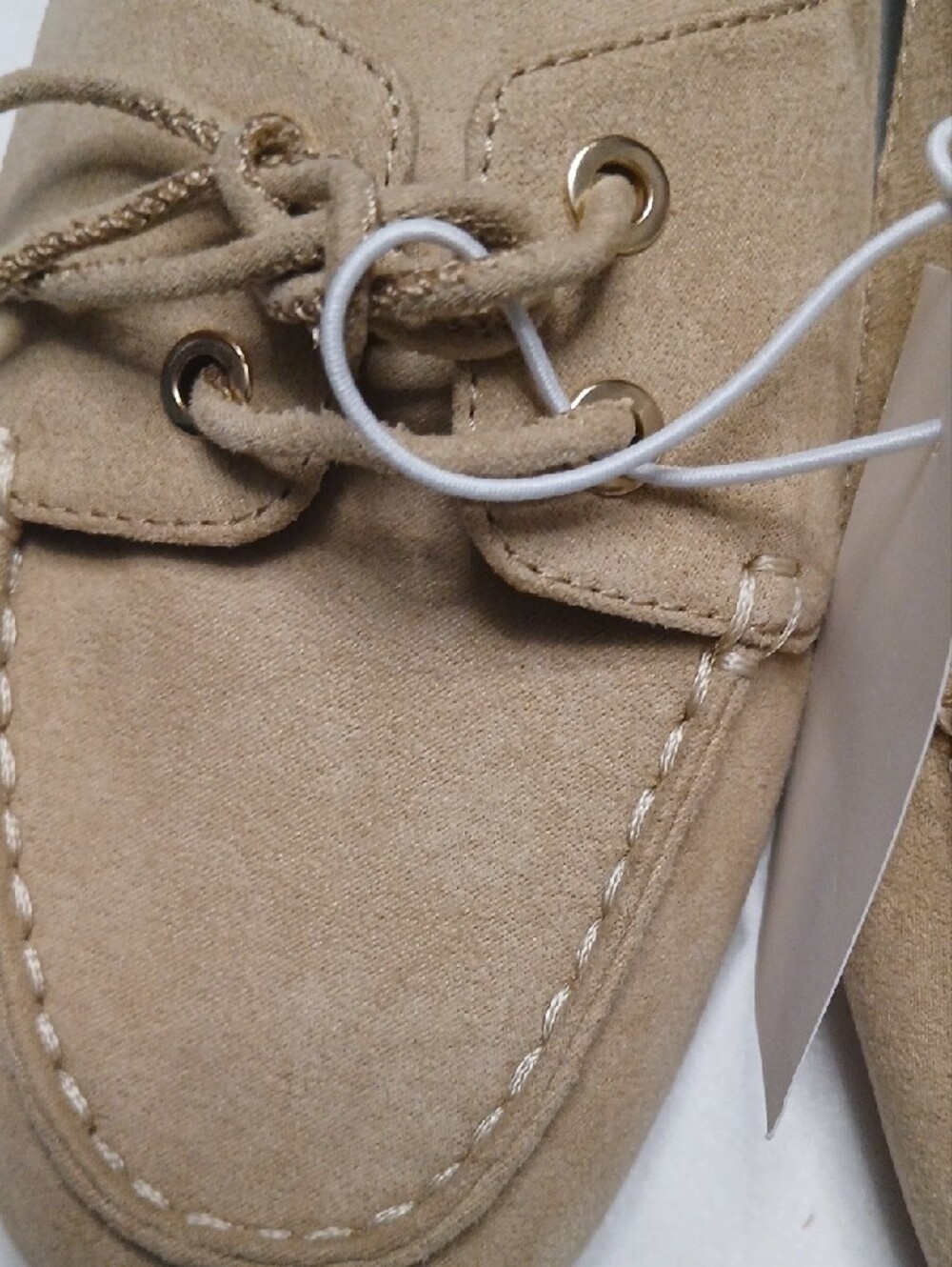 J. Crew Women's Beige Suede Driving Loafers - Picture 2 of 5
